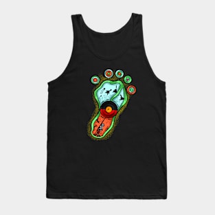 Aboriginal  foot print Tank Top